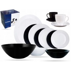Сервиз Luminarc Harena Black & White P9626 38 предметов